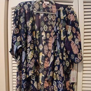 LuLaRoe Shirley Kimono  M (10-18) NWT